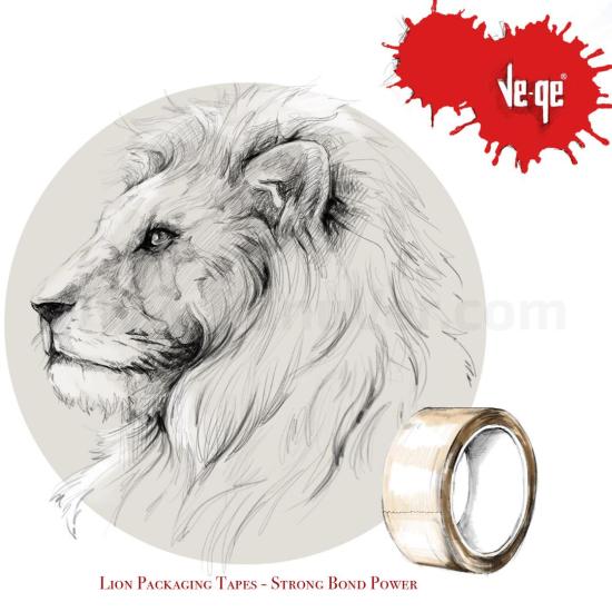 Ve-Ge Koli Bandı 45x100 m Şeffaf Hotmelt