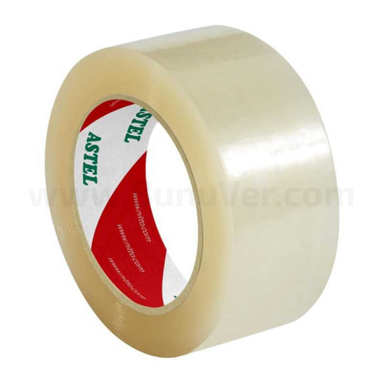 Astel Koli Bandı 45x100 m Şeffaf Hotmelt