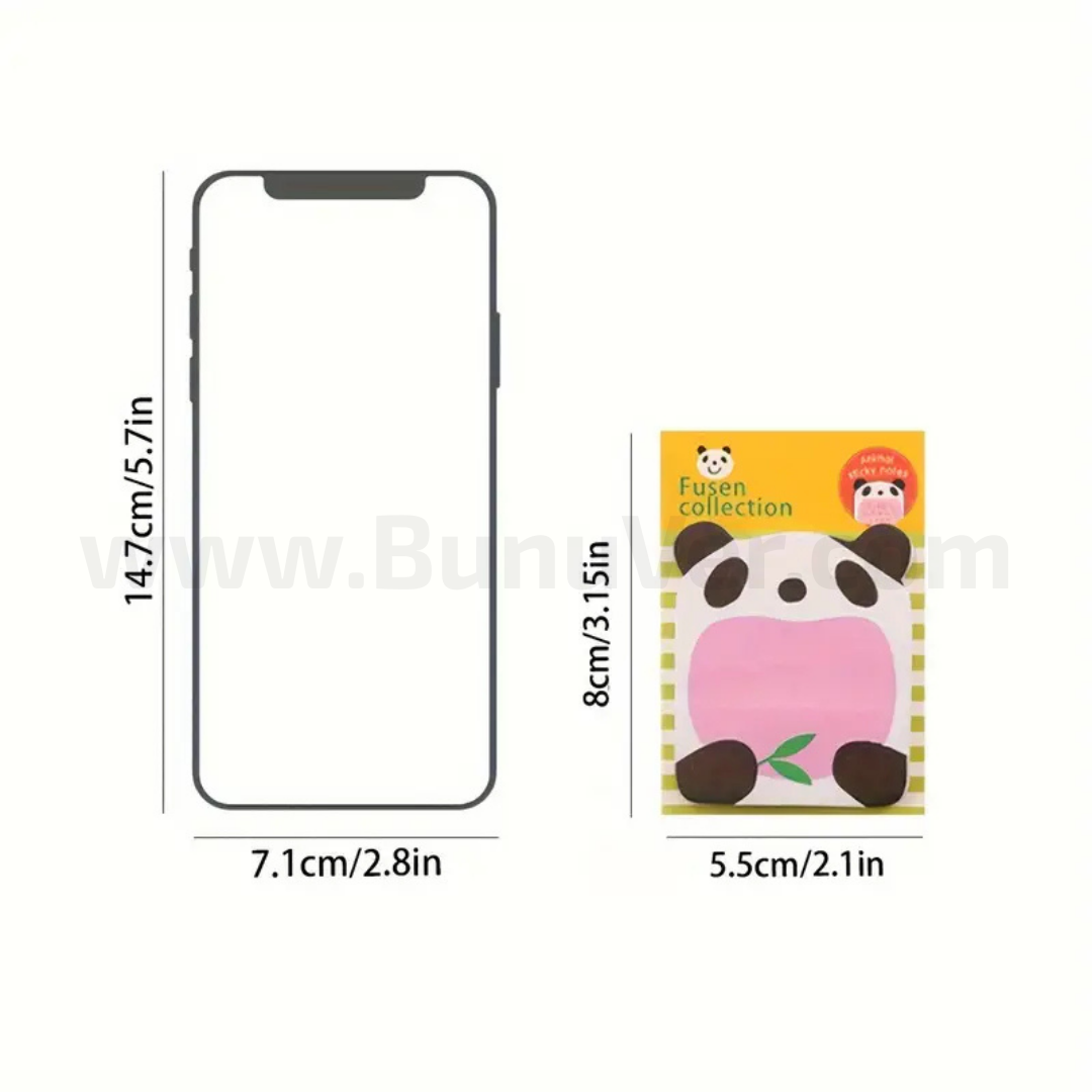 Sevimli Hayvan Yapışkanlı Not Kağıdı 1 Adet